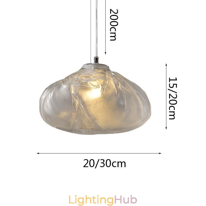 Creative Nordic Pendant Light Glass Chandelier Art Hanging Light