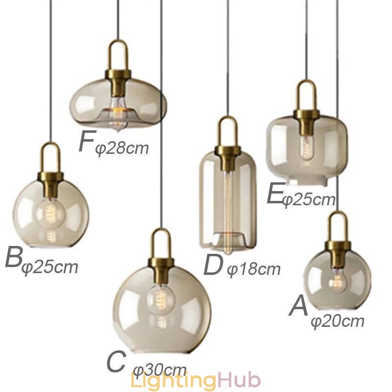 3 Light Pendant Light With Glass Shade Island