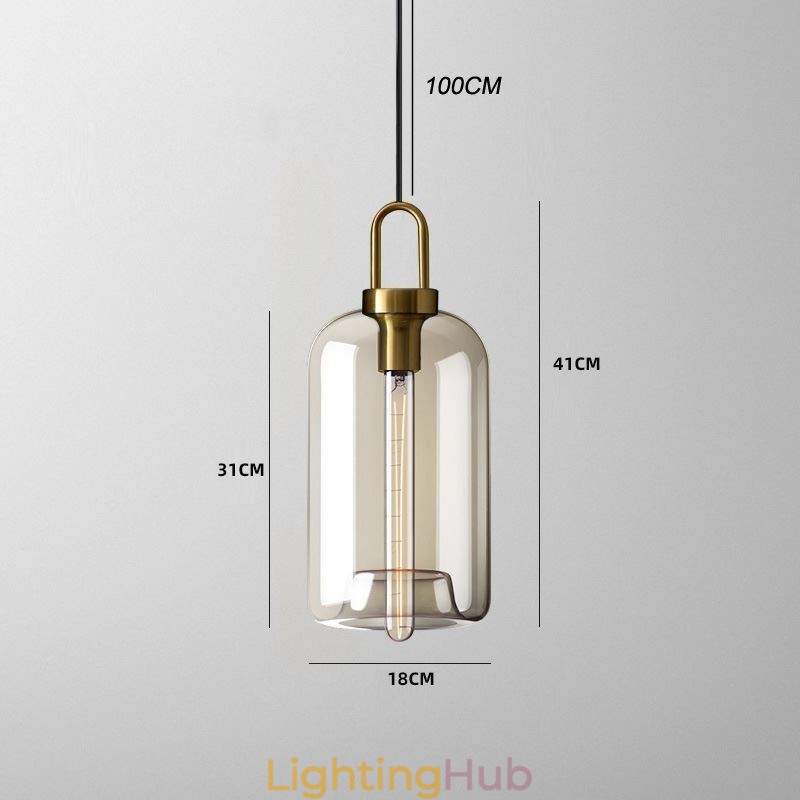 3 Light Pendant Light With Glass Shade Island