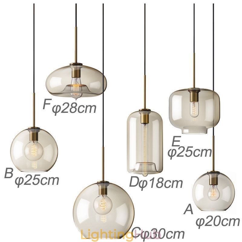 3 Light Glass Pendant Light Classic Cluster Hanging Lighting Fixture Café
