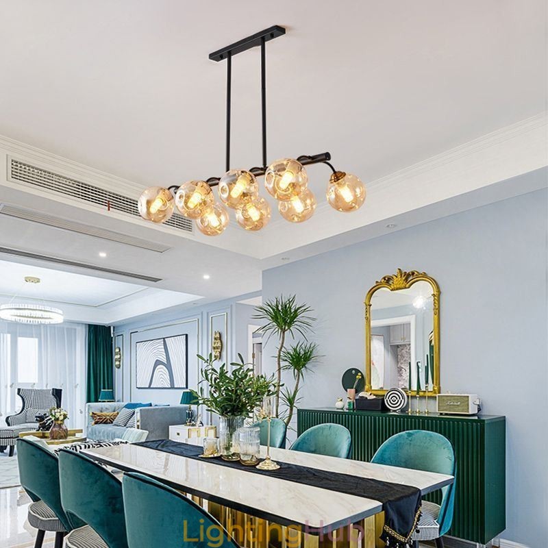 Magic Bean Pendant Light Glass Globe Lighting