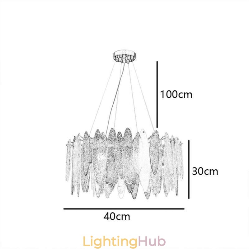 Contemporary Elegant Glass Pendant Light