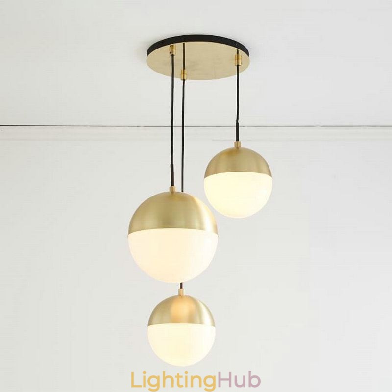 Modern Glass Ball Pendant Light Island Ideas Lamp