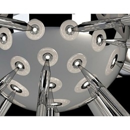 ModernYestaurant Lamp Simple Circular Glass art Pendant Lamp European Style