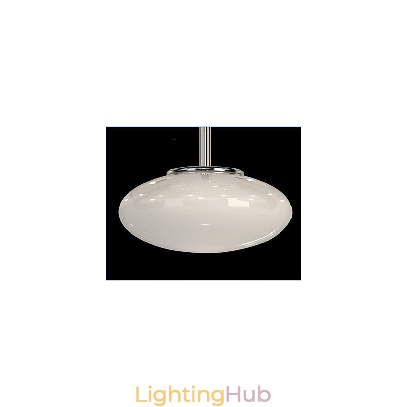ModernYestaurant Lamp Simple Circular Glass art Pendant Lamp European Style