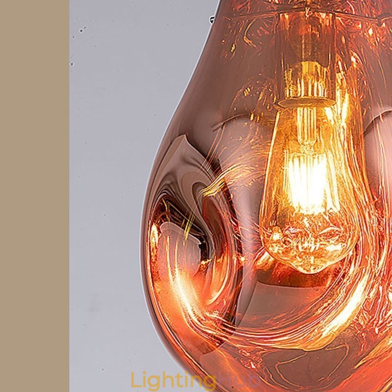 Colorful Pendant Light Soap Bubble Glass Ceiling Light Island Lamp