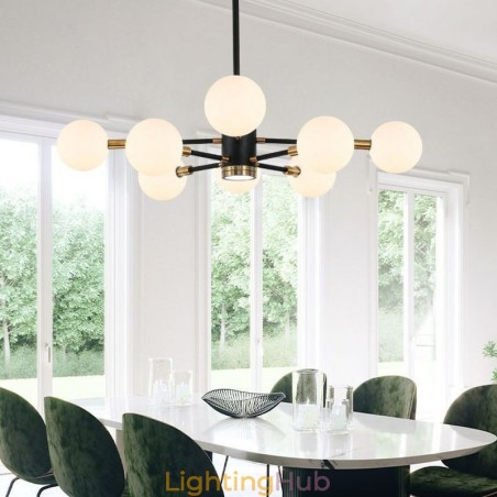 Nordic Glass Pendant Light Milky White Round Lamp Chandelier Lighting Nordic Glass Pendant Light Milky White Round Lamp Chandelier Lighting