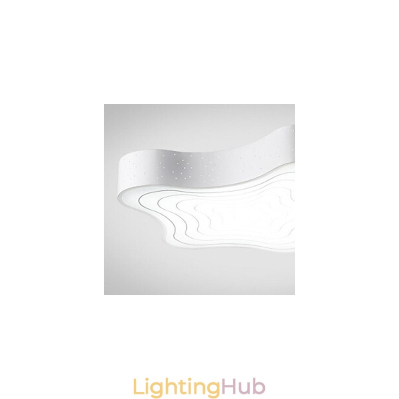 Modern Contemporary Painting Metal Flush Mount