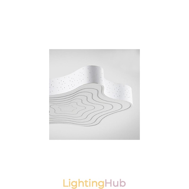 Modern Contemporary Painting Metal Flush Mount