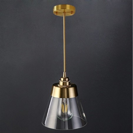 Nordic Retro Pendant Light Glass Shade Home Lighting Brass Holder Lamp Light Nordic Retro Pendant Light Glass Shade Home Lighting Brass Holder Lamp Light