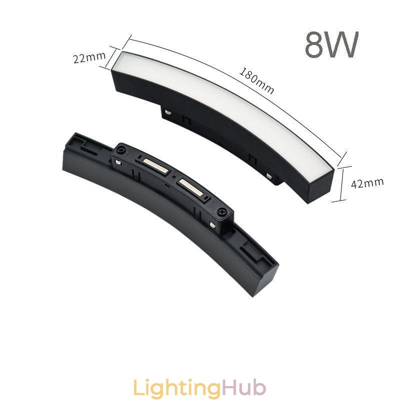 Track Light Magnetic Recessed Circular Track Lighting Fixture 120cm