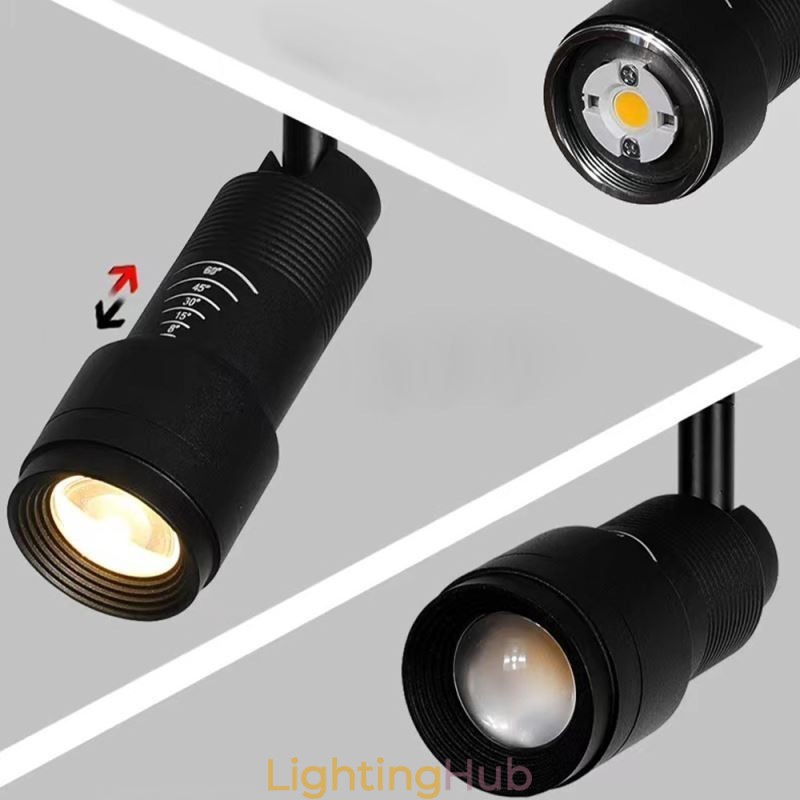 Track Spotlight 8° To 60° Free Focusing Accent Lighting