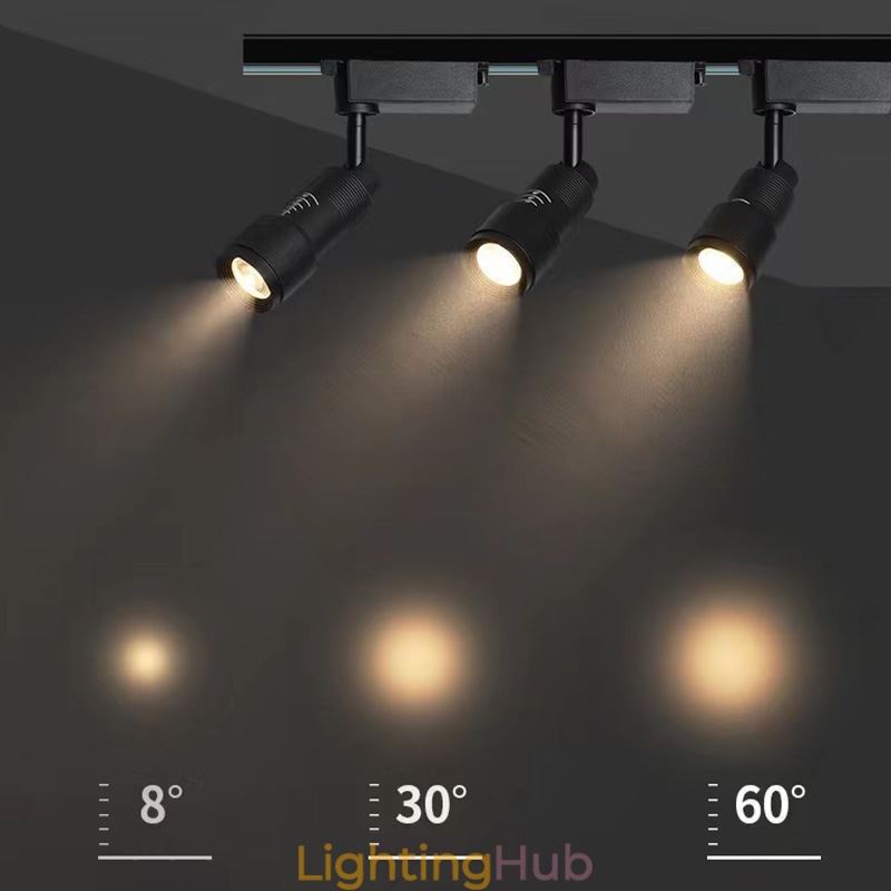 Track Spotlight 8° To 60° Free Focusing Accent Lighting