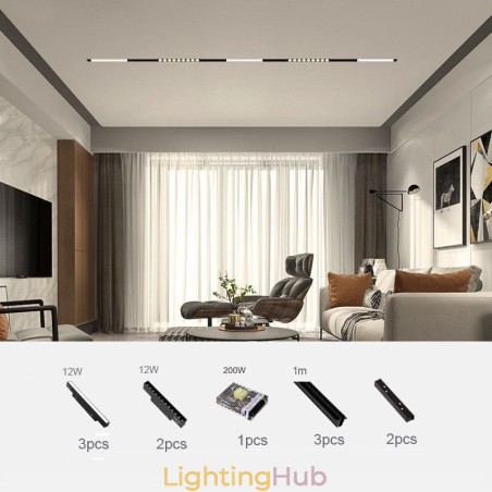 Magnetic Track Light Recessed Spotlight Decorative Light 3M 36V Magnetic Track Light Recessed Spotlight Decorative Light 3M 36V
