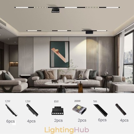 Recessed Spotlight Magnetic Track Light Decorative Light 3M*2 Recessed Spotlight Magnetic Track Light Decorative Light 3M*2