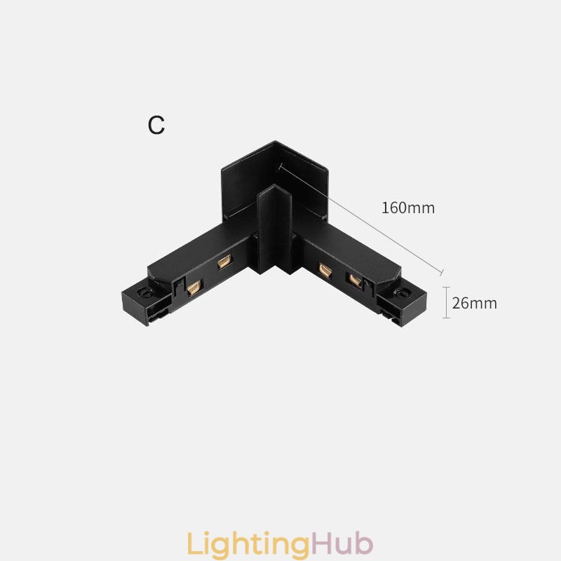 Magnetic Track Lighting Accessories Recessed Track Rail Corner Connection