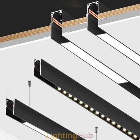 Recessed Track Lighting Rails Magnetic Aluminum Track Surface Profile Ultra Thin Track Light Strip 100cm Recessed Track Lighting Rails Magnetic Aluminum Track Surface Profile Ultra Thin Track Light Strip 100cm