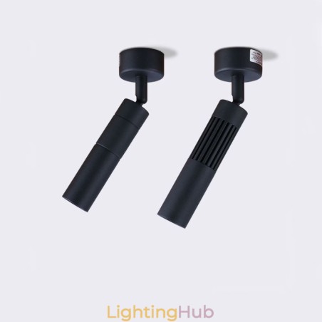 Rotatable COB Spotlight Black Ceiling Spotlight(Single Light) Rotatable COB Spotlight Black Ceiling Spotlight(Single Light)