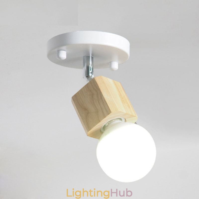 Simple Mini Spotlight Modern White Ceiling Light(Single Light)