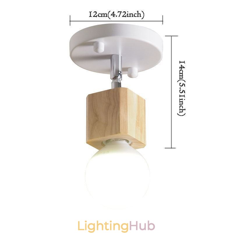 Simple Mini Spotlight Modern White Ceiling Light(Single Light)