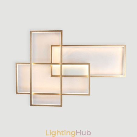 Gold Modern Comtemporary Alumilium Painting Ceiling Light Flush Mount Light with Remoter Dimmer for Living Room Bed Room (Can Also be Used as Wall Light) Gold Modern Comtemporary Alumilium Painting Ceiling Light Flush Mount Light with Remoter Dimmer for Living Room Bed Room (Can Also be Used as Wall Light)
