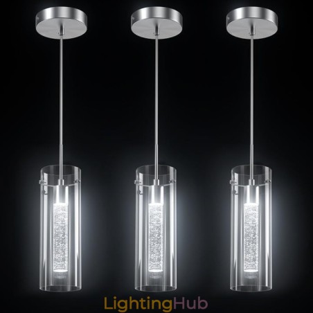 3 Light Artistic Pendant Light with Glass Shades G4 Bulb Base 3 Light Artistic Pendant Light with Glass Shades G4 Bulb Base