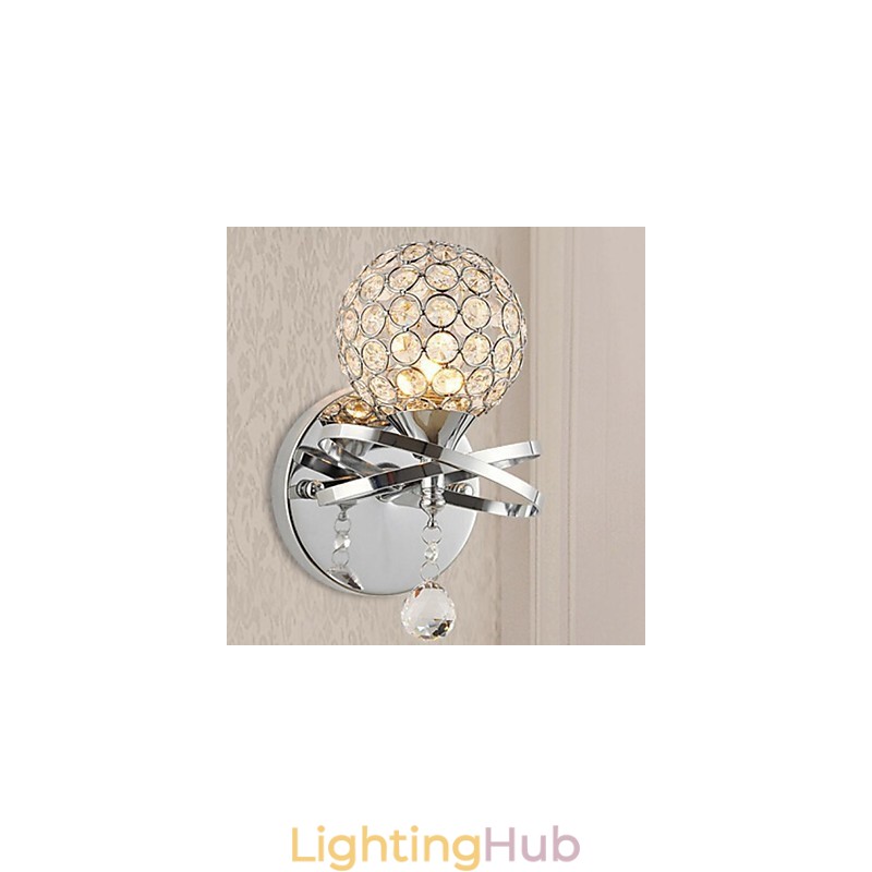 Crystal Wall Sconces Modern Contemporary Metal