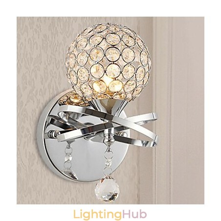 Crystal Wall Sconces Modern Contemporary Metal Crystal Wall Sconces Modern Contemporary Metal
