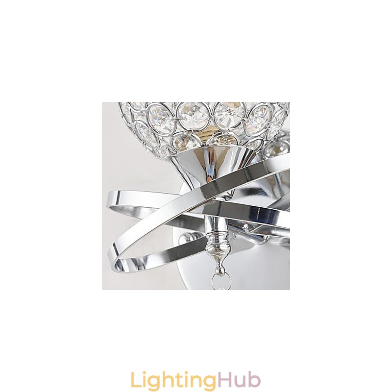 Crystal Wall Sconces Modern Contemporary Metal
