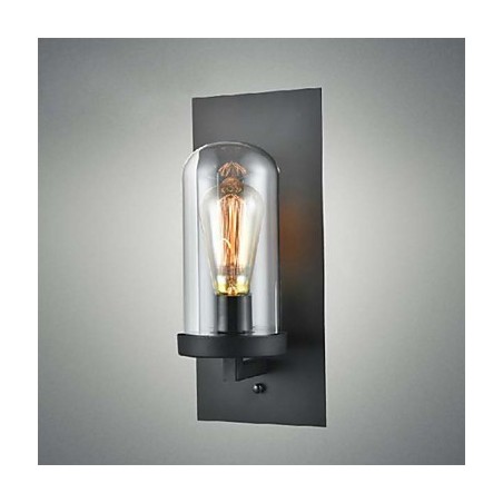 Rustic Style Fixtures Iron Glass Wall Sconce Retro Wall Lamp Light From US Rustic Style Fixtures Iron Glass Wall Sconce Retro Wall Lamp Light From US