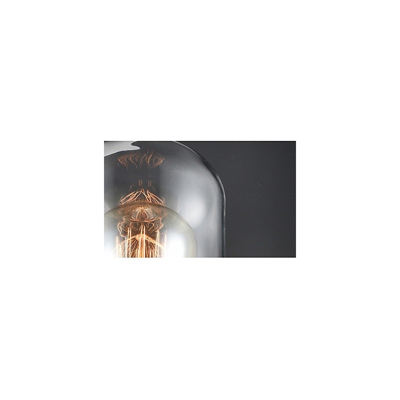 Rustic Style Fixtures Iron Glass Wall Sconce Retro Wall Lamp Light From US