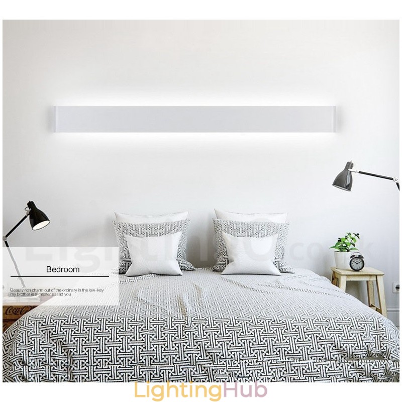 Long Modern Contemporary Wall Lamps & Sconces For Indoor Metal Wall Light IP 44 for Bathroom Bedroom Living Room