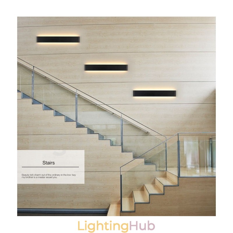 Long Modern Contemporary Wall Lamps & Sconces For Indoor Metal Wall Light IP 44 for Bathroom Bedroom Living Room