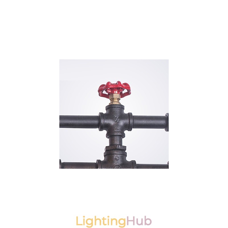 Vintage Industrial Wall Lamp Bathroom Kitchen Dinning Pipe Edison Light Luxury Dining Bar Sconces Lamparas FJ DB2 014A0
