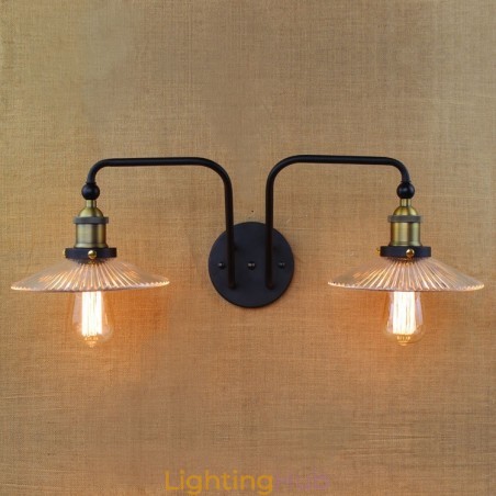 Industrial Nordic Style Creative Personality Bedroom Interior Mediterranean Cafe Wall Glass Double Iron Industrial Nordic Style Creative Personality Bedroom Interior Mediterranean Cafe Wall Glass Double Iron