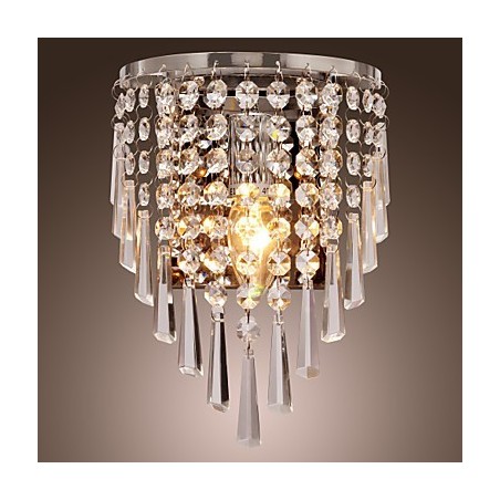 Semi Circular Wall light in Crystal Feature Semi Circular Wall light in Crystal Feature