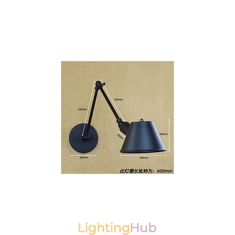 Industrial Air Creative Personality Long Arm Bar Cafe Simply Decorated Decorative Wall Sconce