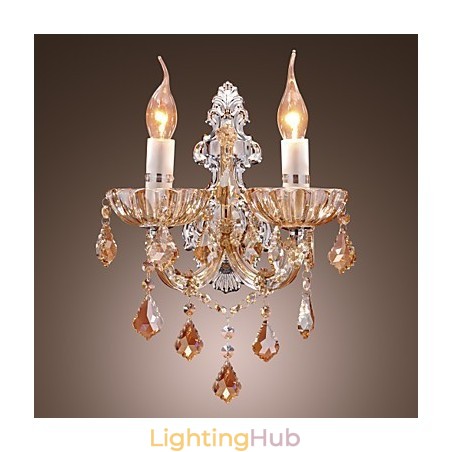 Elegant Crystal Wall Light with 2 Lights Elegant Crystal Wall Light with 2 Lights