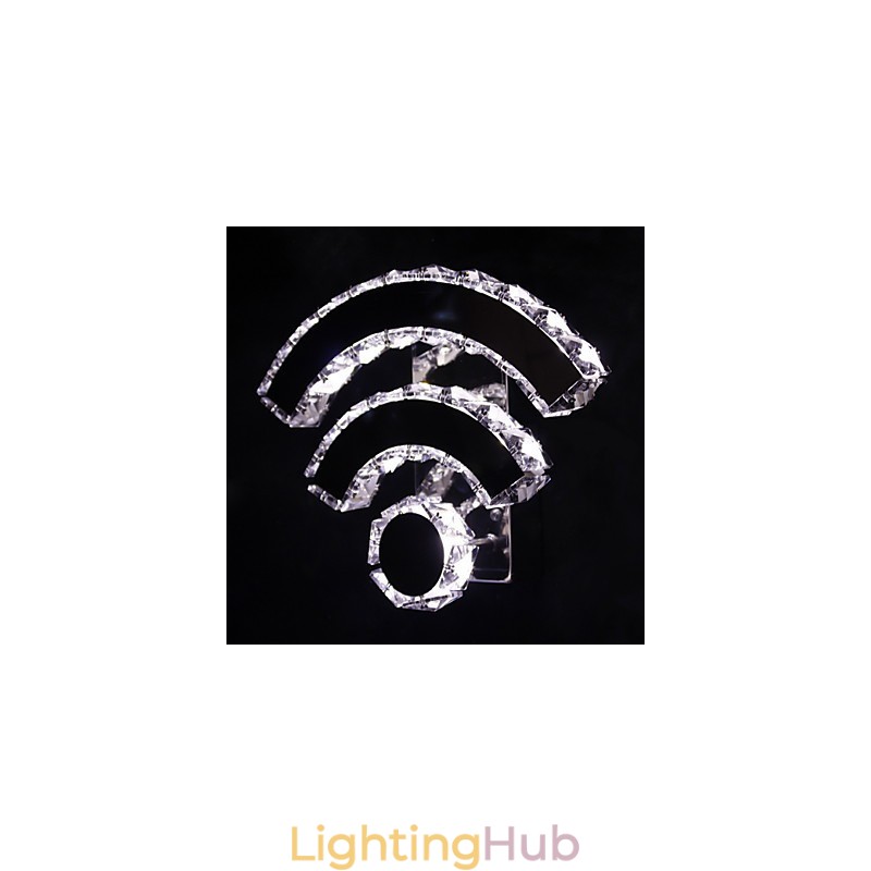 WIFI Crystal Wall Sconces Crystal Modern Contemporary Bed Living Hotel Metal