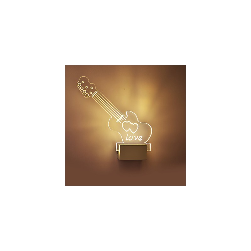 Acrylic Wall Lamp PVC Lamp Light Modern Contemporary Metal