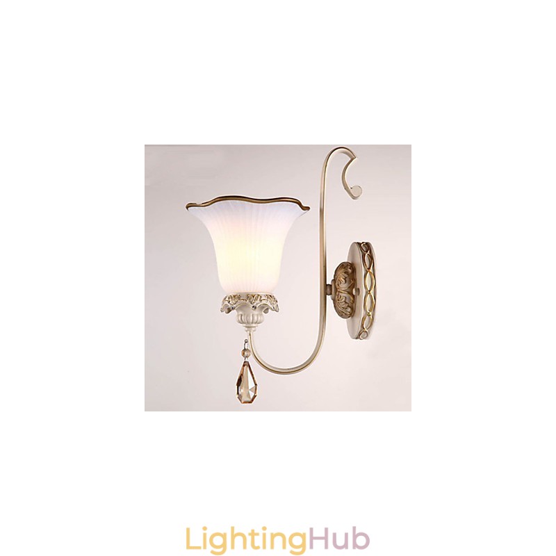 Europe Type Restoring Ancient Ways Wrought Iron Bedroom Wall Lamp Light