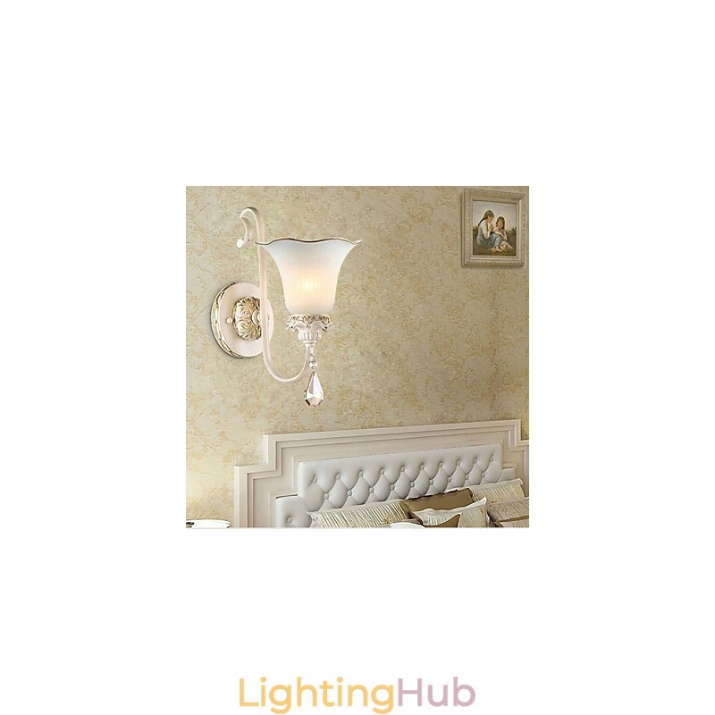 Europe Type Restoring Ancient Ways Wrought Iron Bedroom Wall Lamp Light