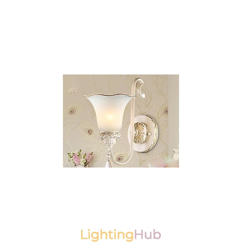 Europe Type Restoring Ancient Ways Wrought Iron Bedroom Wall Lamp Light