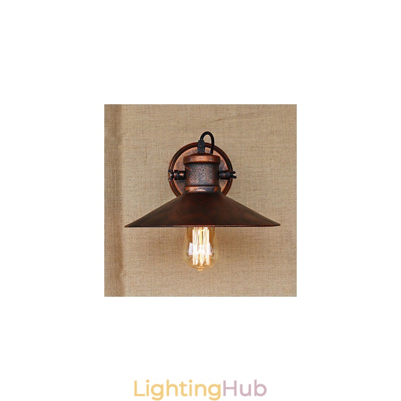 Loft industrial Warehouse Creative Living Room Balcony Wind Ferruginous Nostalgic Retro Pastoral Staircase Wall Lamp