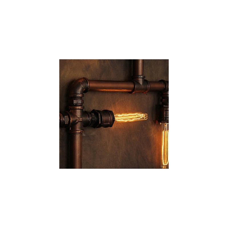 Wall Lamp Wall Sconces 6 Lights Bronze Finsh Industrial Style Rustic Lodge Metal