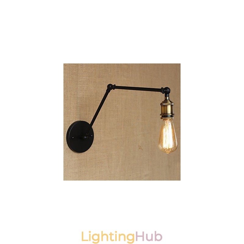 A Simple Modern American Country Without The Mirror Wall Lamp Shade Iron Arm