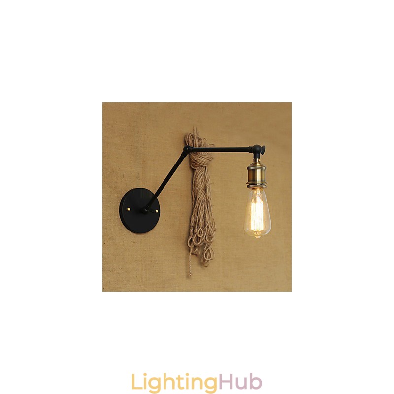 A Simple Modern American Country Without The Mirror Wall Lamp Shade Iron Arm