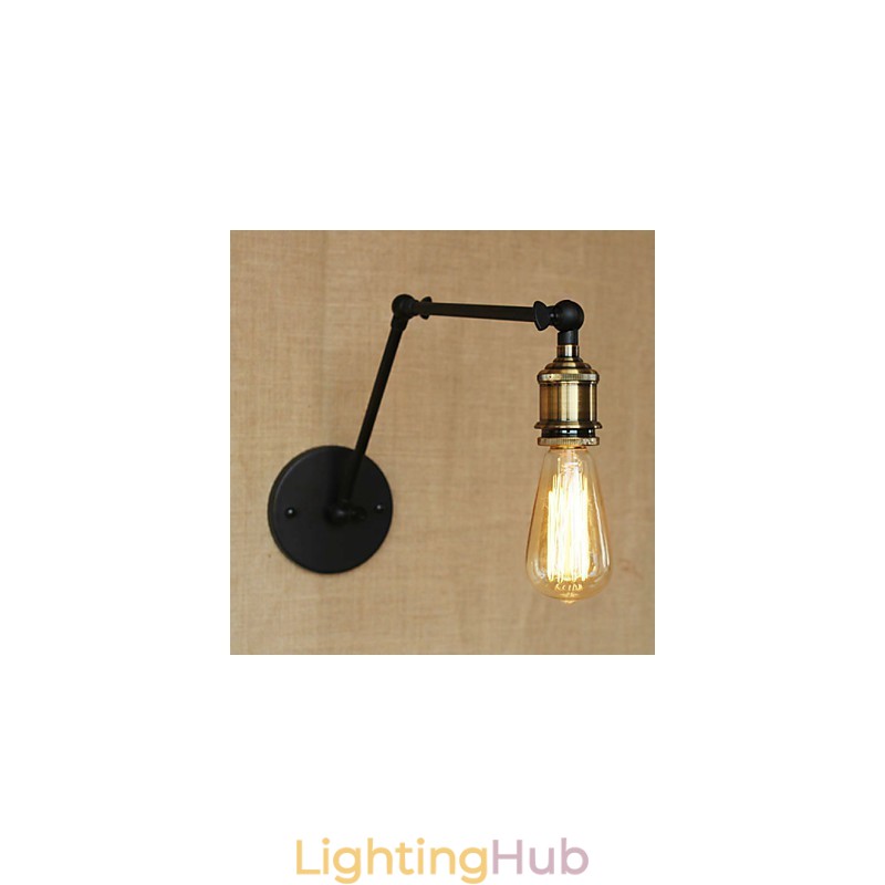 A Simple Modern American Country Without The Mirror Wall Lamp Shade Iron Arm