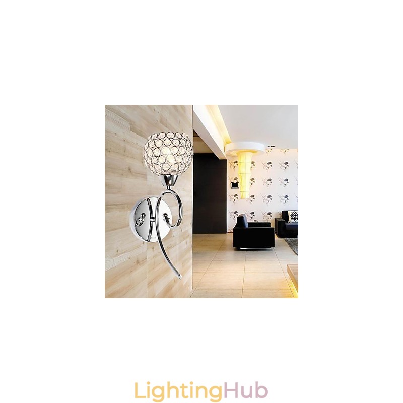 Crystal Wall Light 1 Light Creative Iron Painting