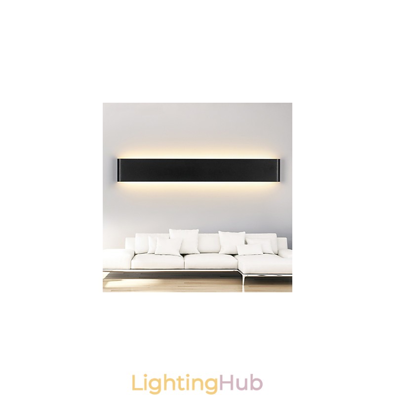 Modern Wall Sconces Light Indoor Black White 72cm